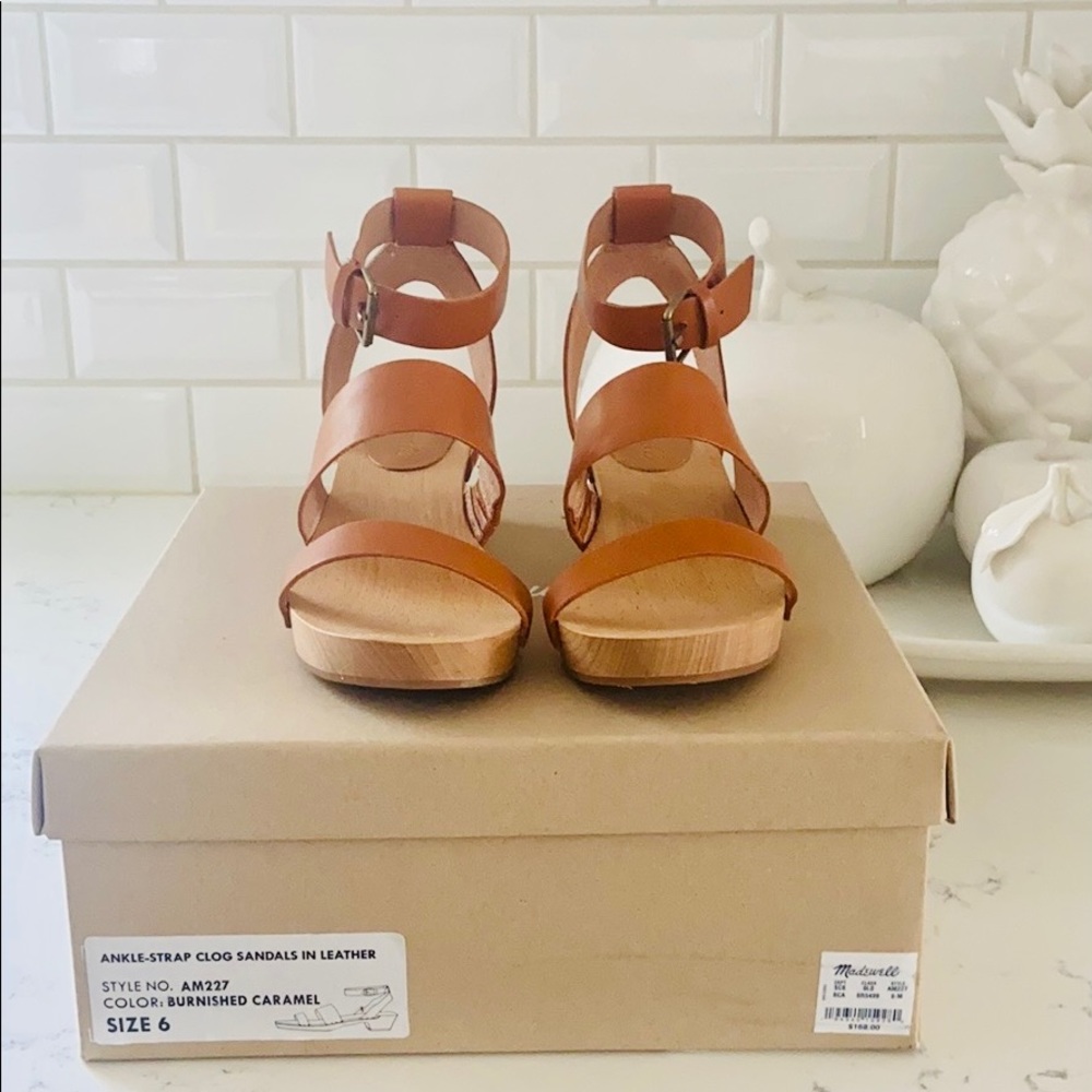 💛HP 9/4💛Madewell Brown Color The Jodi Clog - Picture 2 of 16